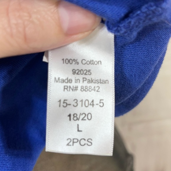 Dreams & Co L (18/20) 2 piece capri pajama set - Picture 7 of 12